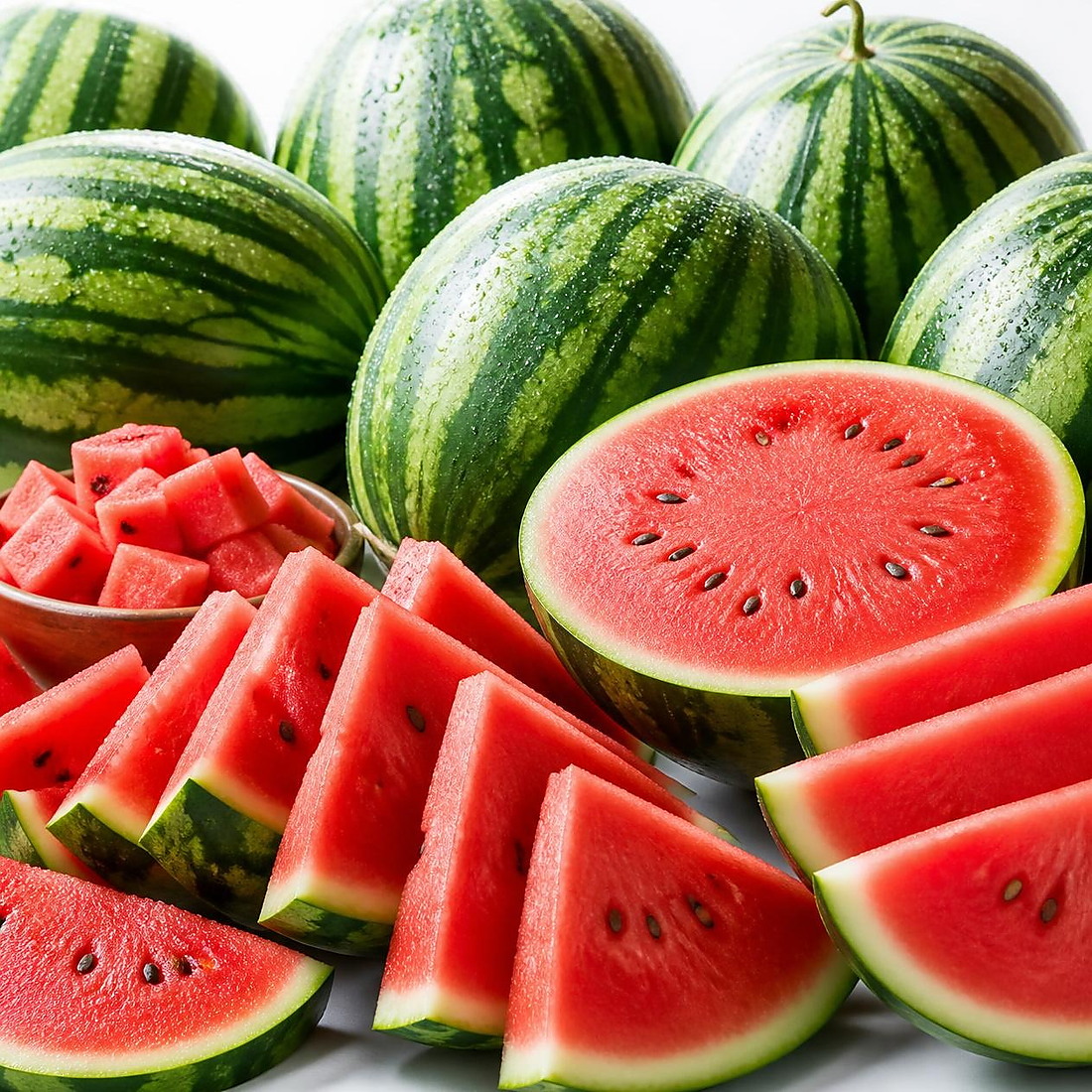 Fresh Watermelon available for enquiry at Karai Bazaar Karaikudi